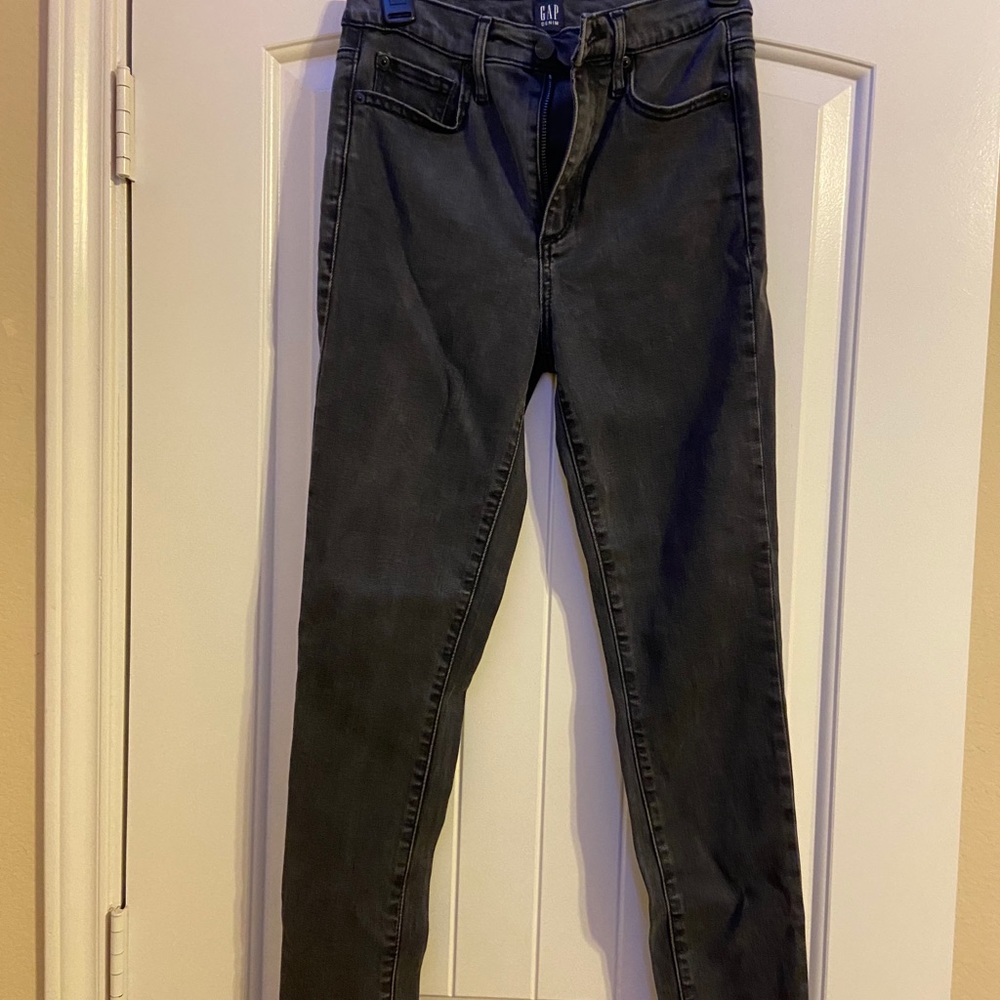 Gap black denim jeans